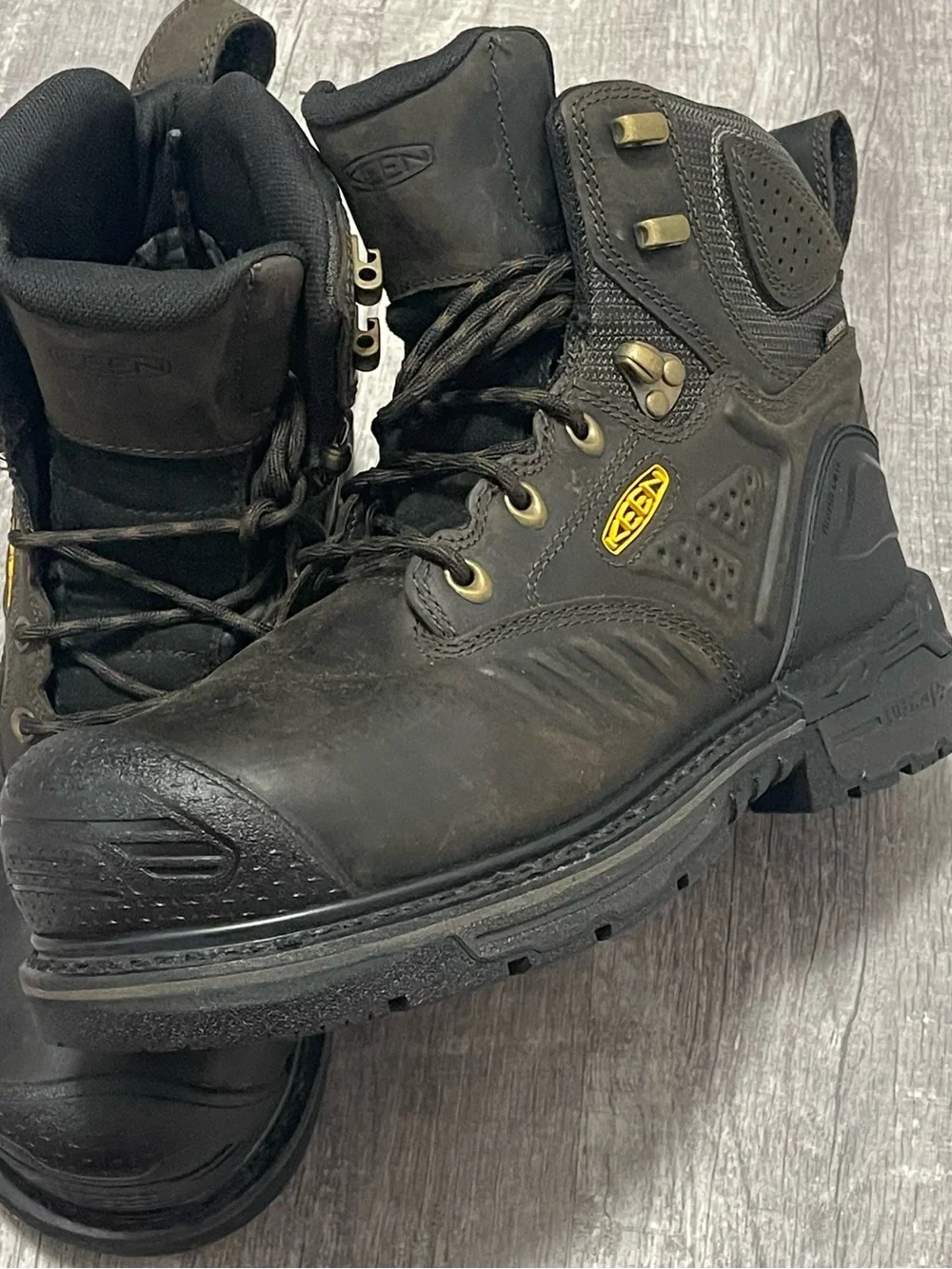 KEEN Utility Men's Boots Metatomical  Toe Waterproof Work 8D Heavy